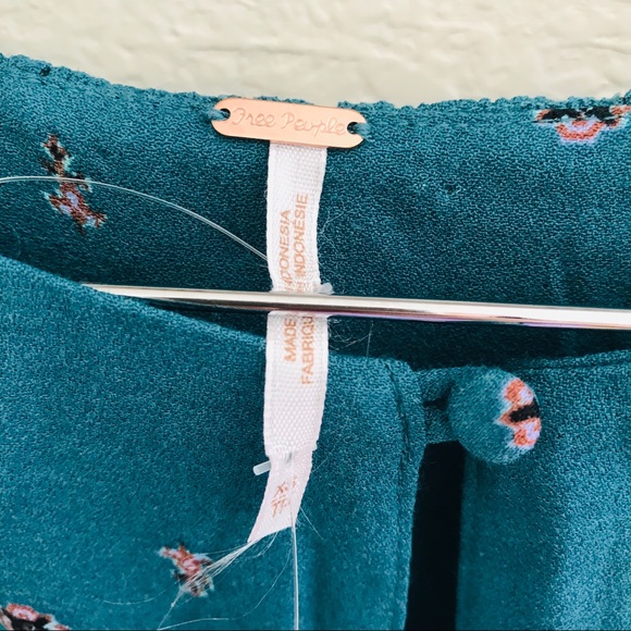 Free people green comb romper love grows Xs NWT - Picture 4 of 8